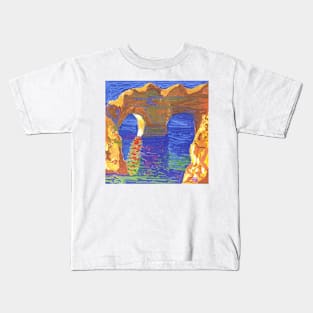 Sandy rocks. Algarve. Kids T-Shirt